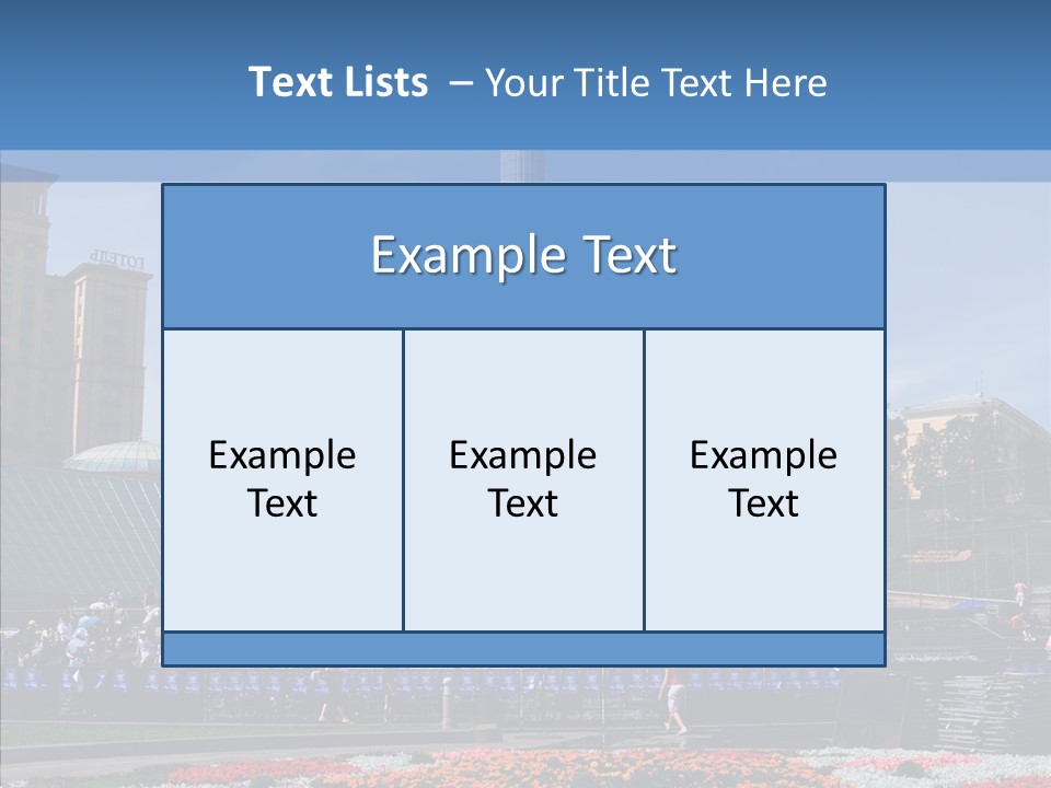 Poll Outdoor Urban PowerPoint Template