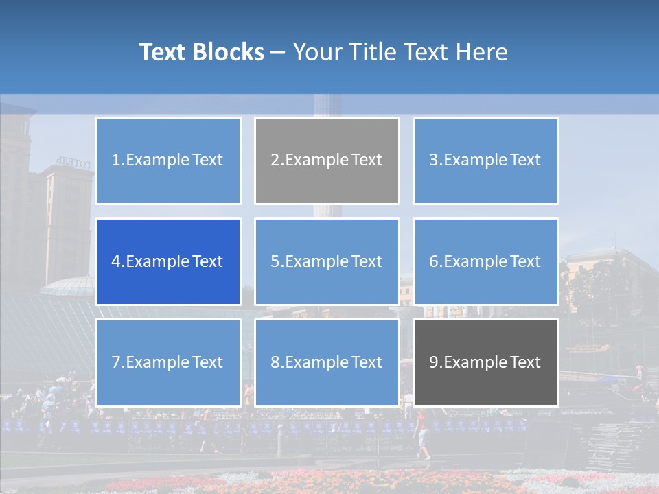Poll Outdoor Urban PowerPoint Template
