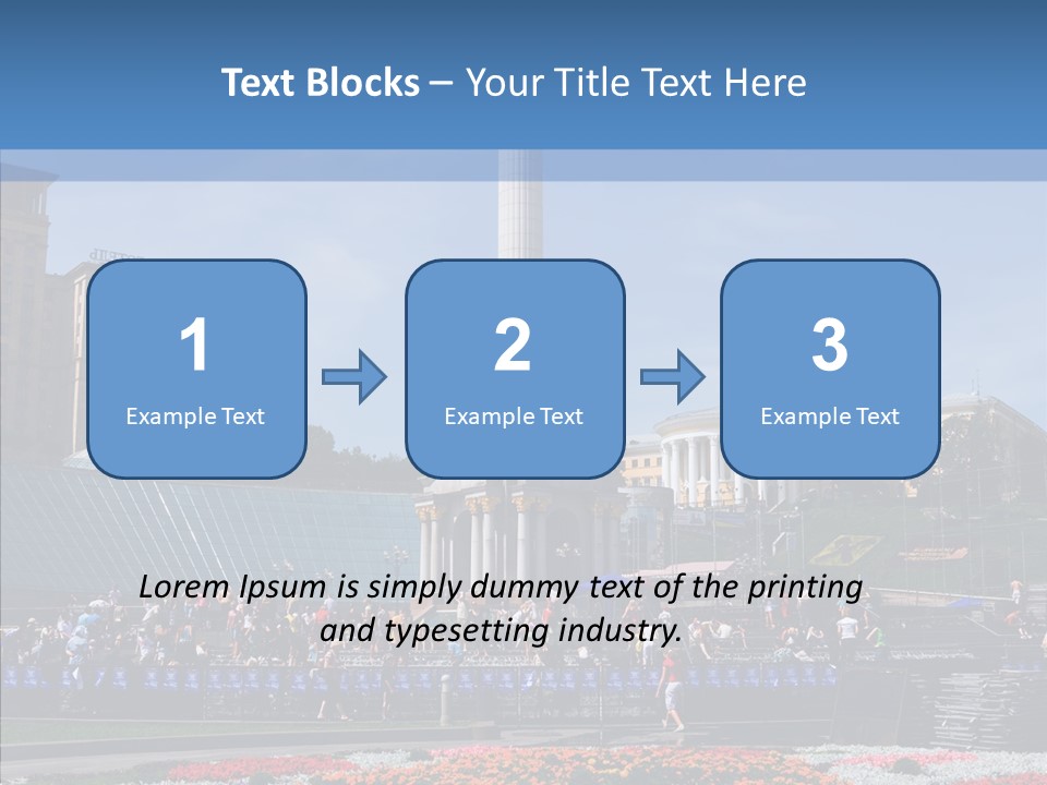 Poll Outdoor Urban PowerPoint Template