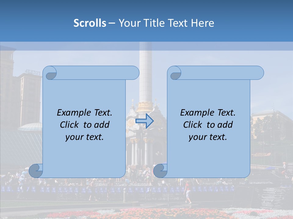Poll Outdoor Urban PowerPoint Template