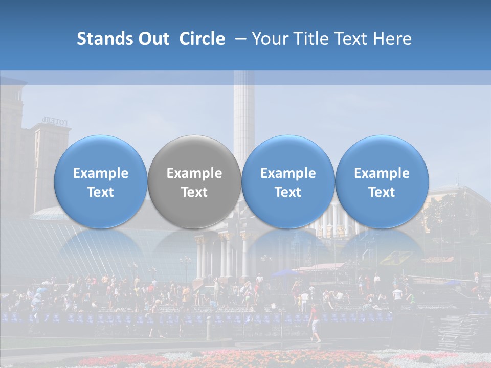 Poll Outdoor Urban PowerPoint Template