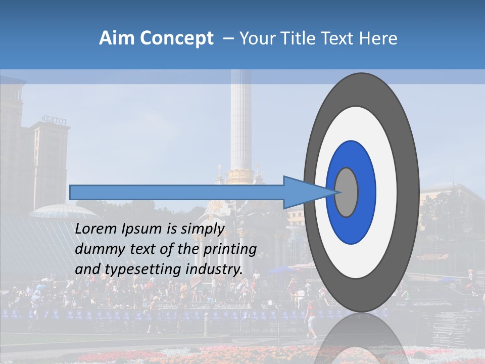 Poll Outdoor Urban PowerPoint Template