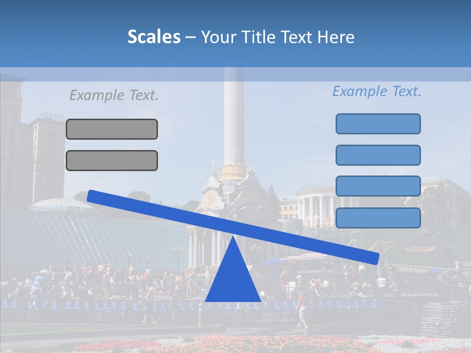 Poll Outdoor Urban PowerPoint Template