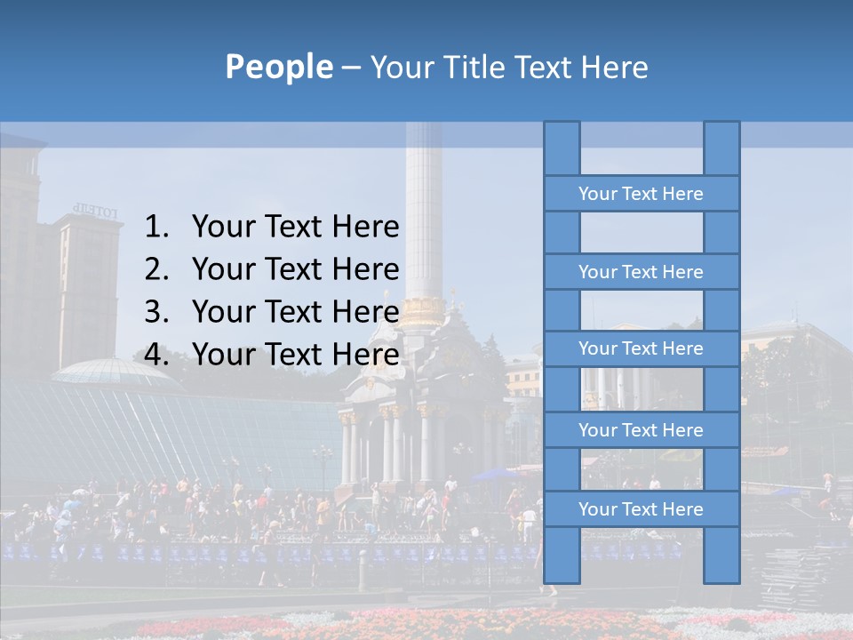 Poll Outdoor Urban PowerPoint Template