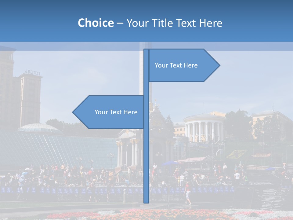 Poll Outdoor Urban PowerPoint Template