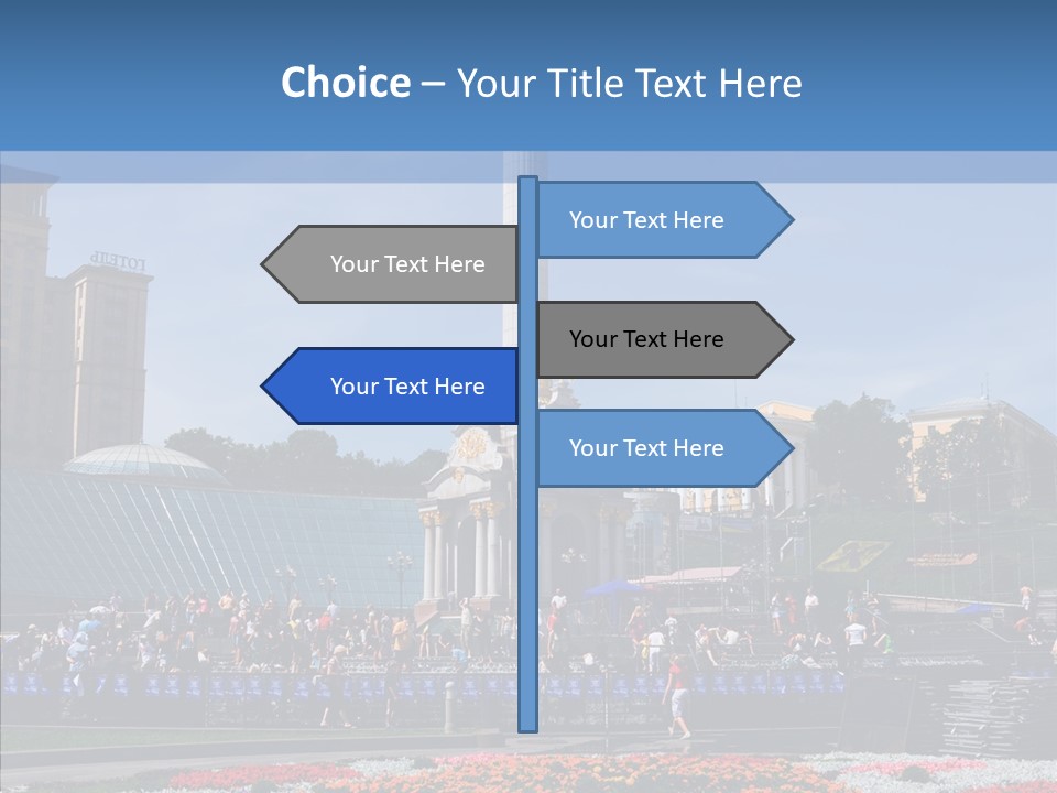 Poll Outdoor Urban PowerPoint Template