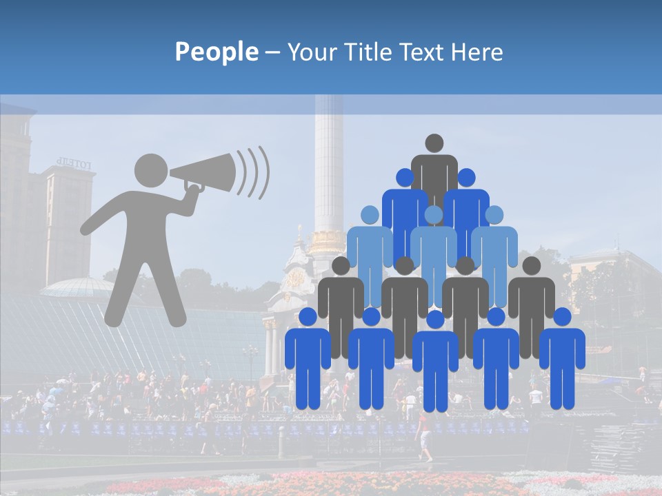 Poll Outdoor Urban PowerPoint Template