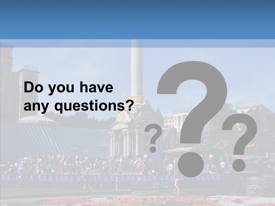 Poll Outdoor Urban PowerPoint Template