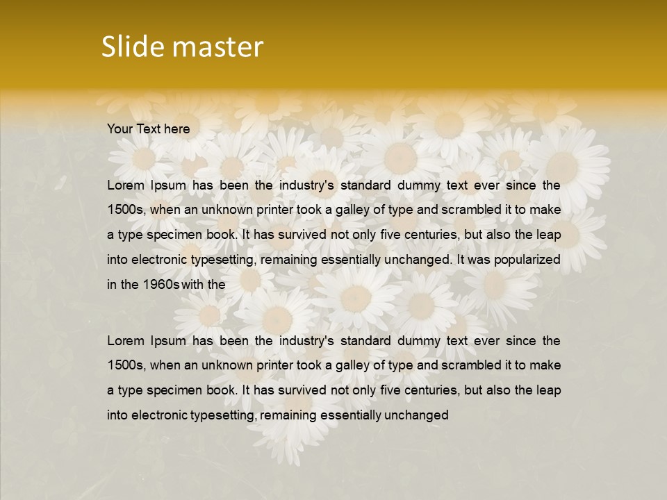 Spring Design Growth PowerPoint Template