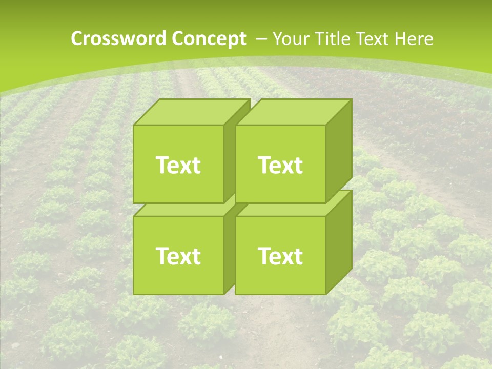 Outdoors Farmland Vitamin PowerPoint Template
