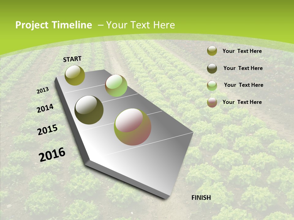 Outdoors Farmland Vitamin PowerPoint Template