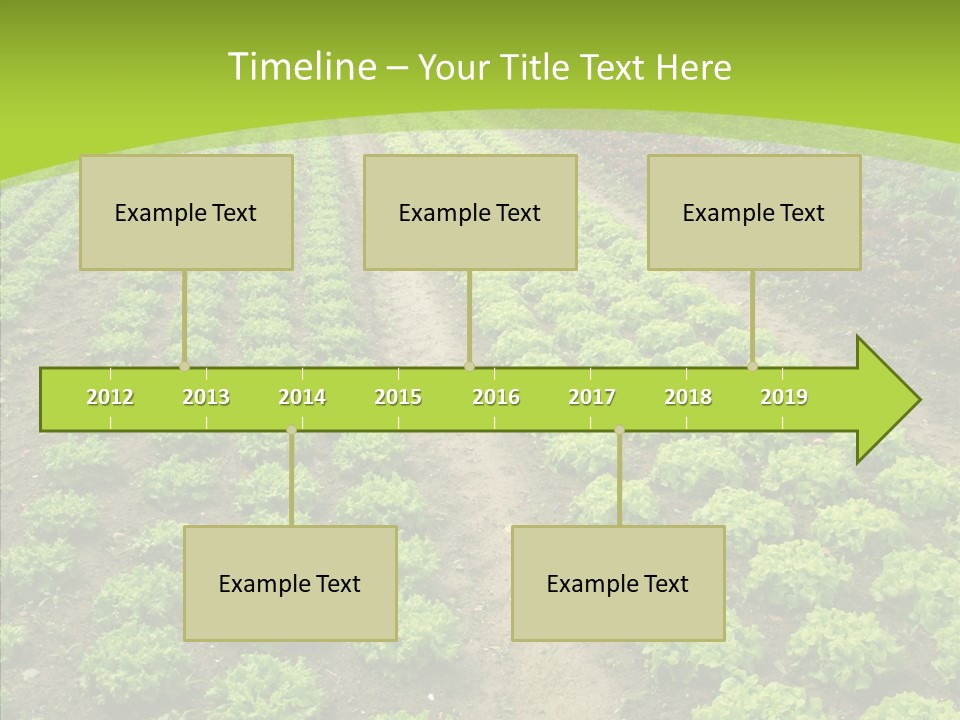 Outdoors Farmland Vitamin PowerPoint Template