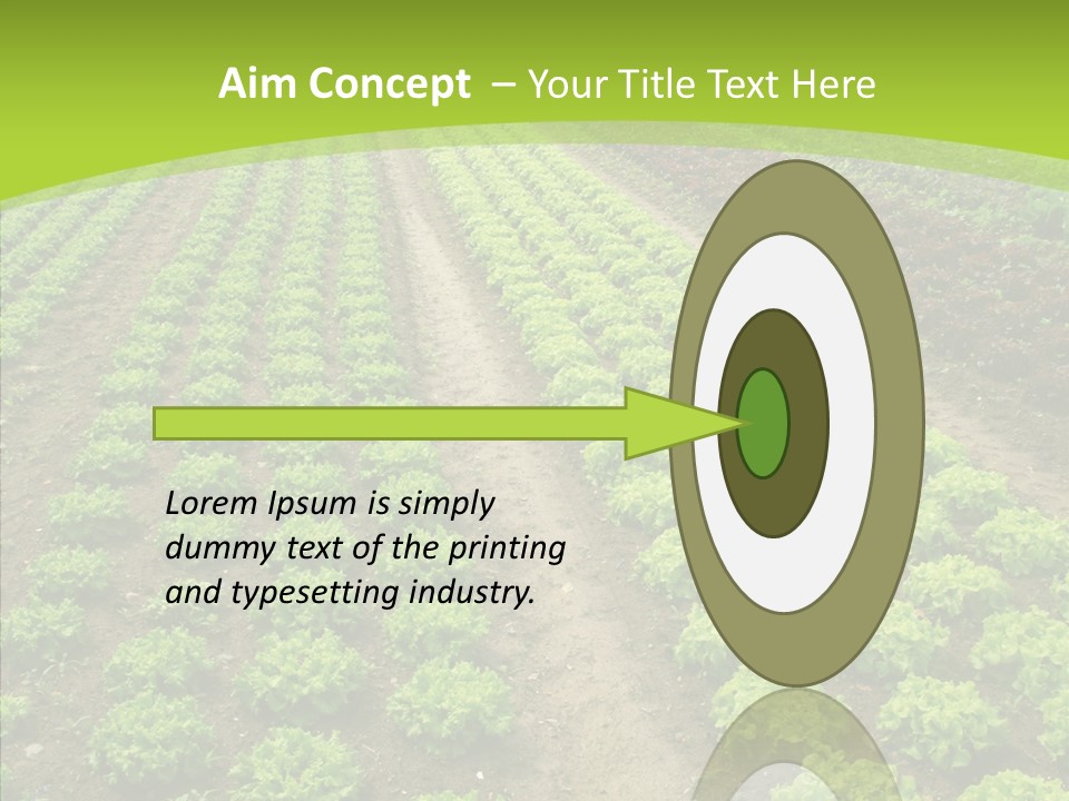 Outdoors Farmland Vitamin PowerPoint Template