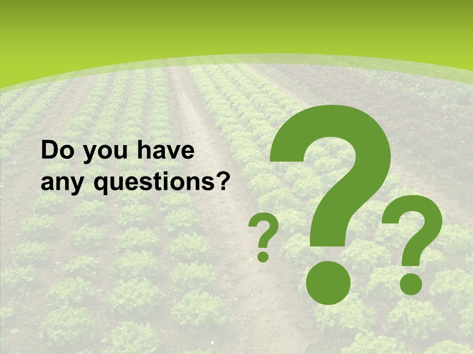 Outdoors Farmland Vitamin PowerPoint Template