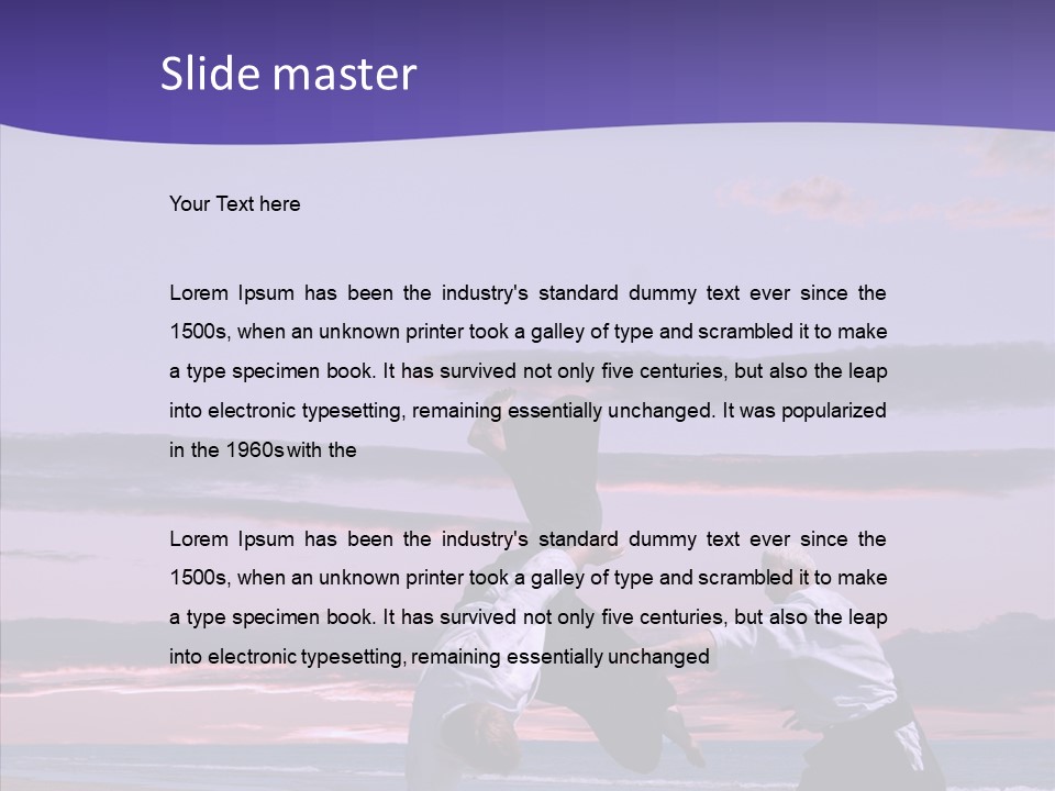 Catching Karate Martial PowerPoint Template