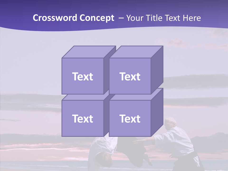 Catching Karate Martial PowerPoint Template