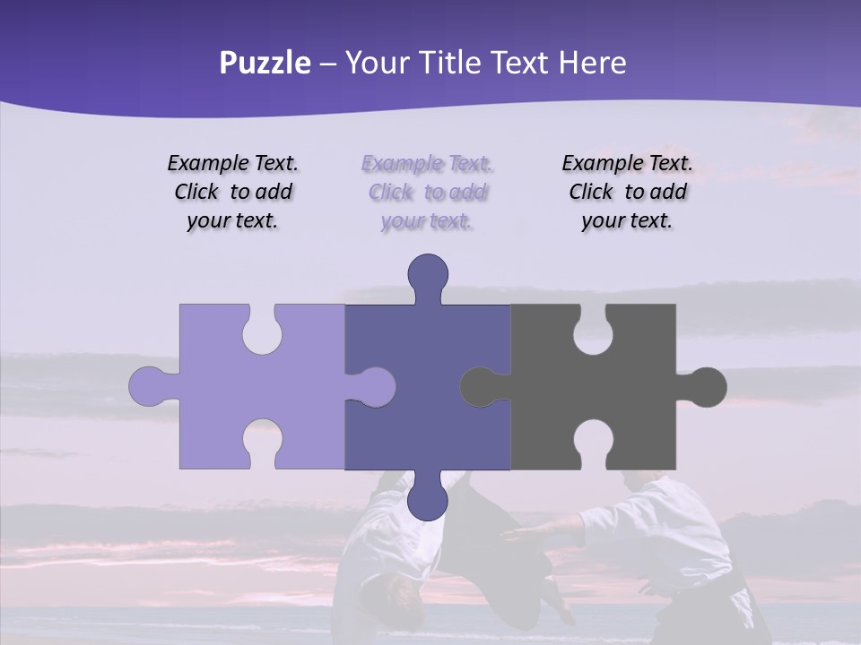 Catching Karate Martial PowerPoint Template