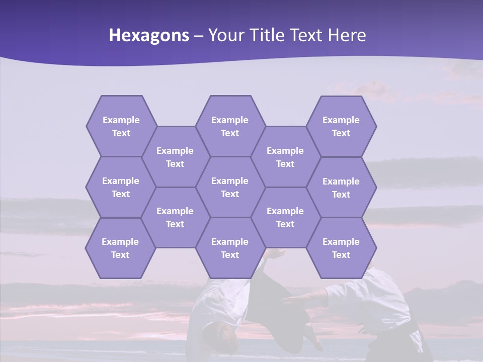 Catching Karate Martial PowerPoint Template