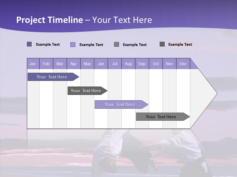 Catching Karate Martial PowerPoint Template