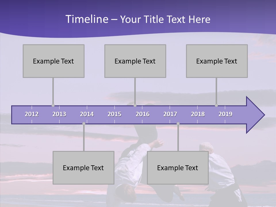 Catching Karate Martial PowerPoint Template
