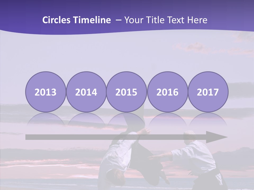 Catching Karate Martial PowerPoint Template