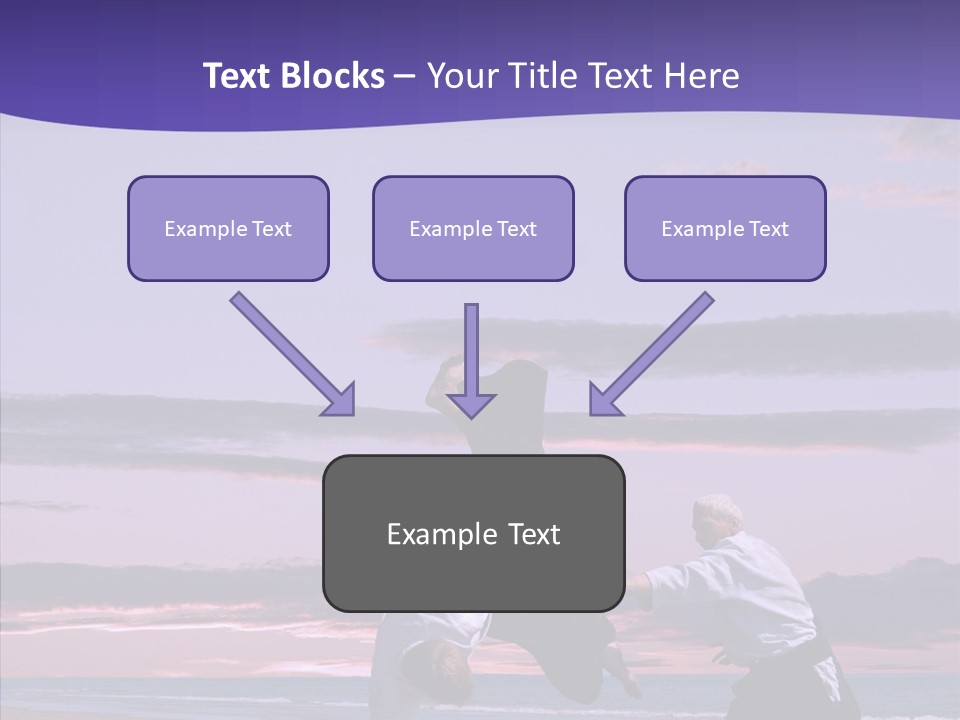 Catching Karate Martial PowerPoint Template