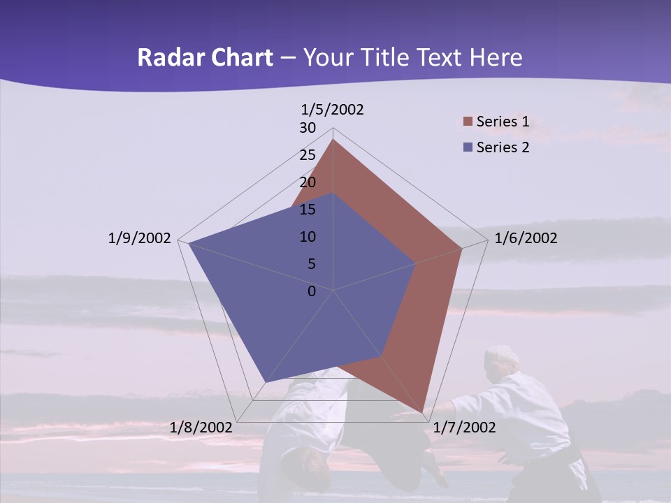 Catching Karate Martial PowerPoint Template