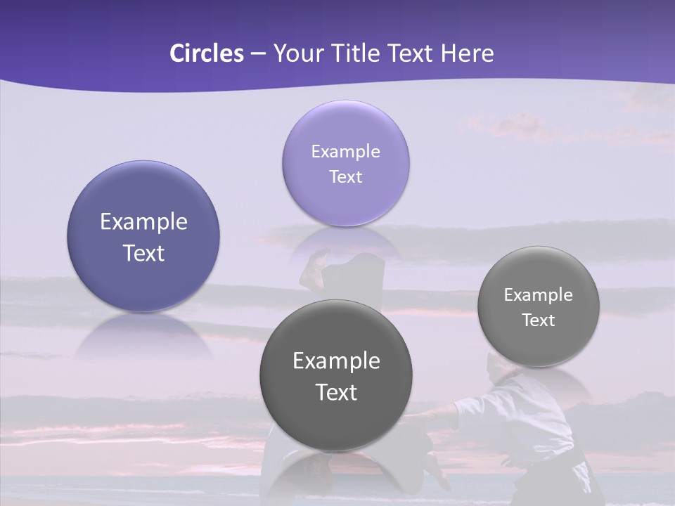 Catching Karate Martial PowerPoint Template