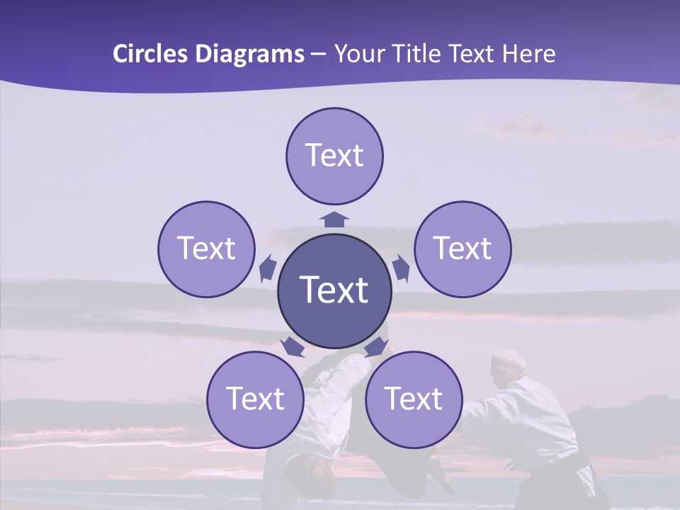 Catching Karate Martial PowerPoint Template