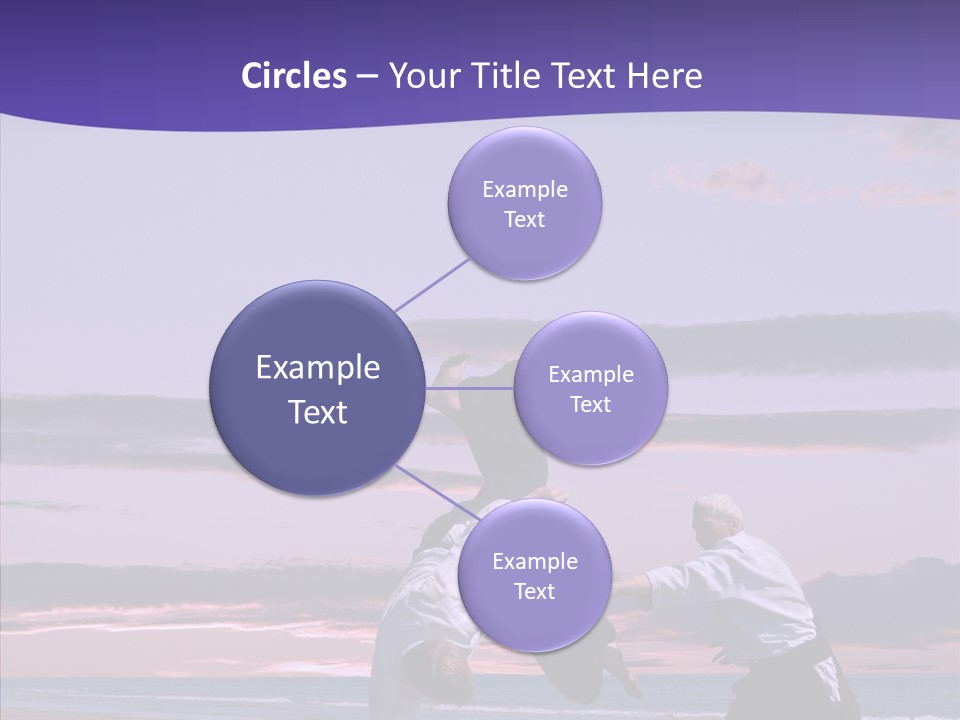 Catching Karate Martial PowerPoint Template