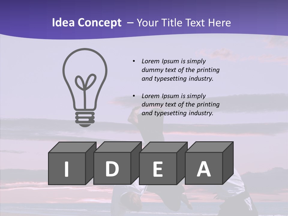 Catching Karate Martial PowerPoint Template