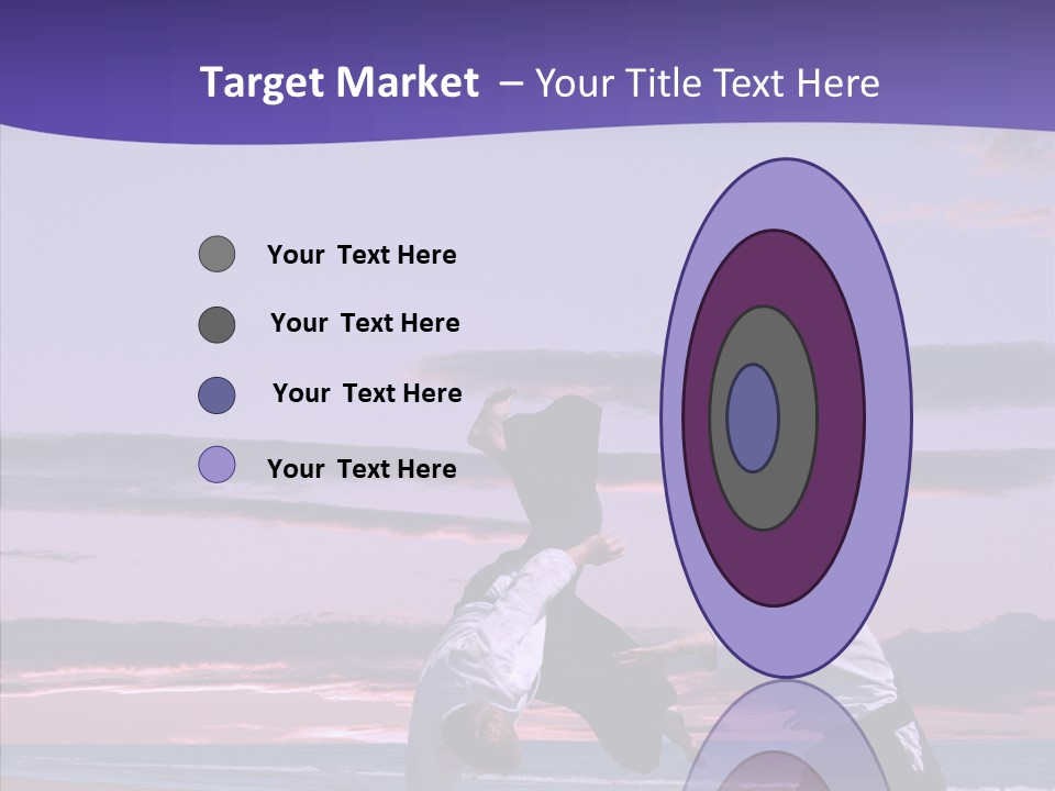 Catching Karate Martial PowerPoint Template