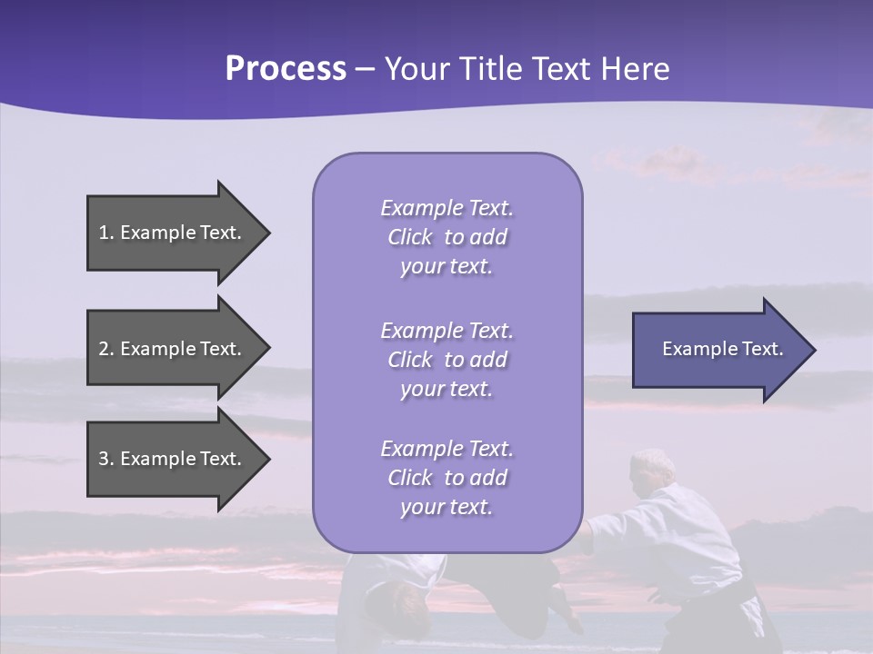 Catching Karate Martial PowerPoint Template
