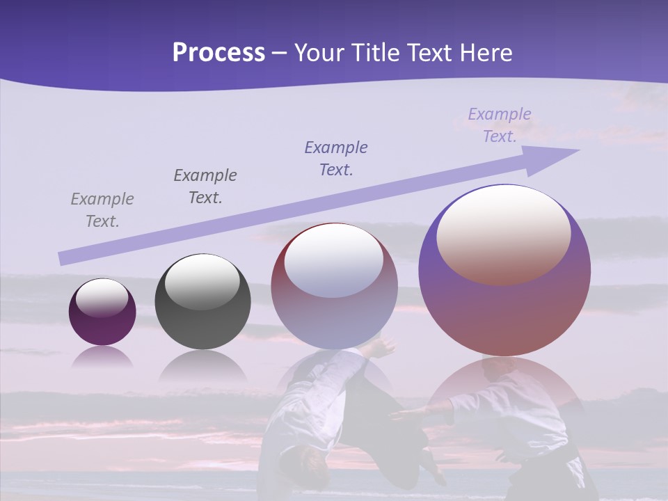 Catching Karate Martial PowerPoint Template