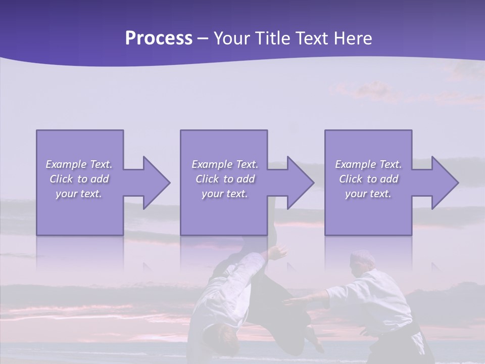 Catching Karate Martial PowerPoint Template