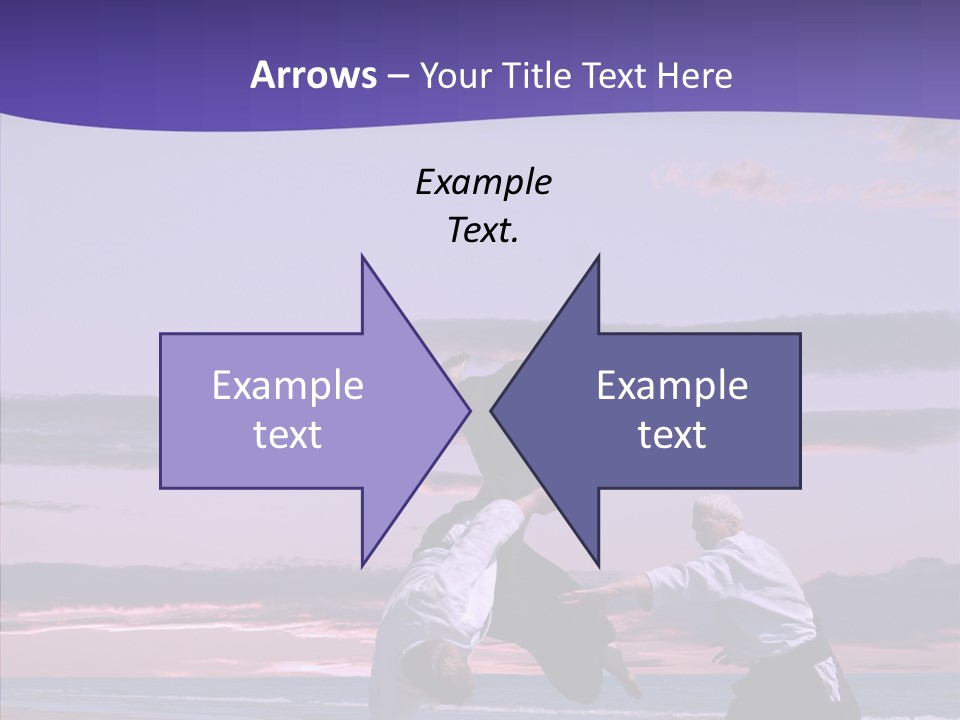 Catching Karate Martial PowerPoint Template