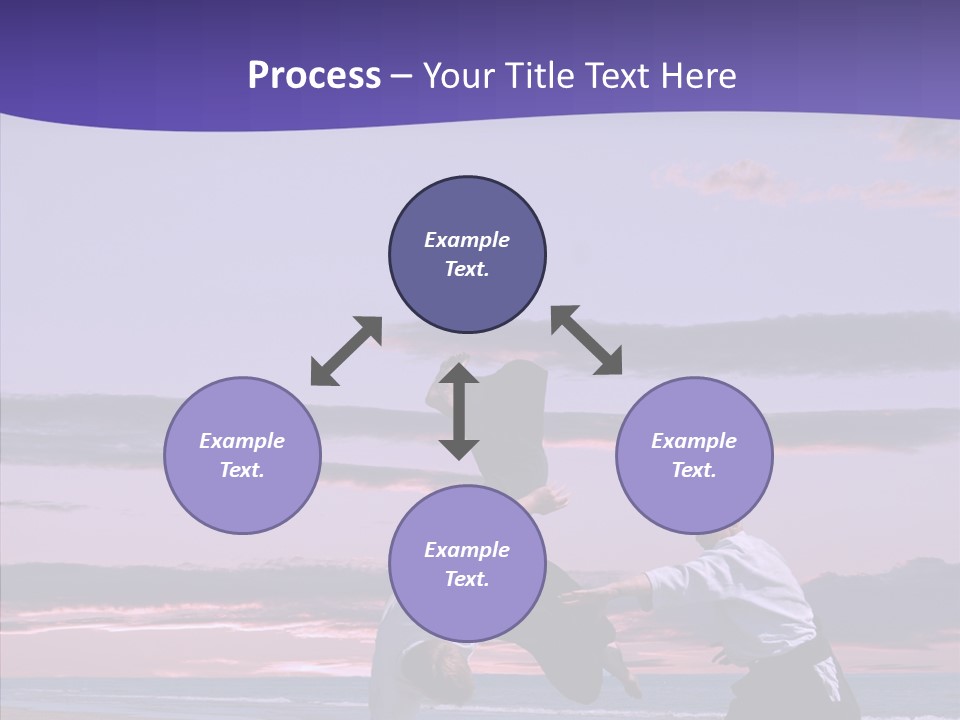 Catching Karate Martial PowerPoint Template