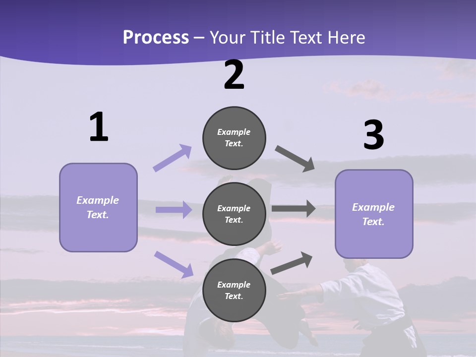 Catching Karate Martial PowerPoint Template