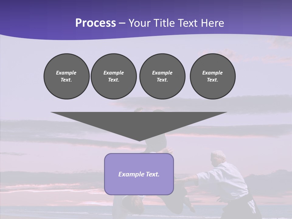 Catching Karate Martial PowerPoint Template