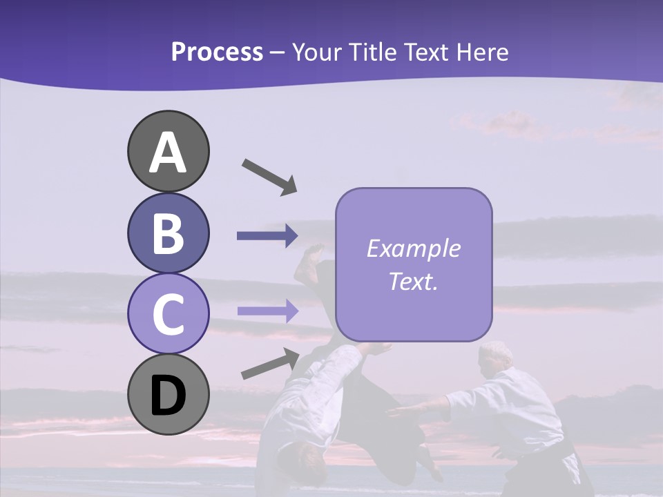Catching Karate Martial PowerPoint Template