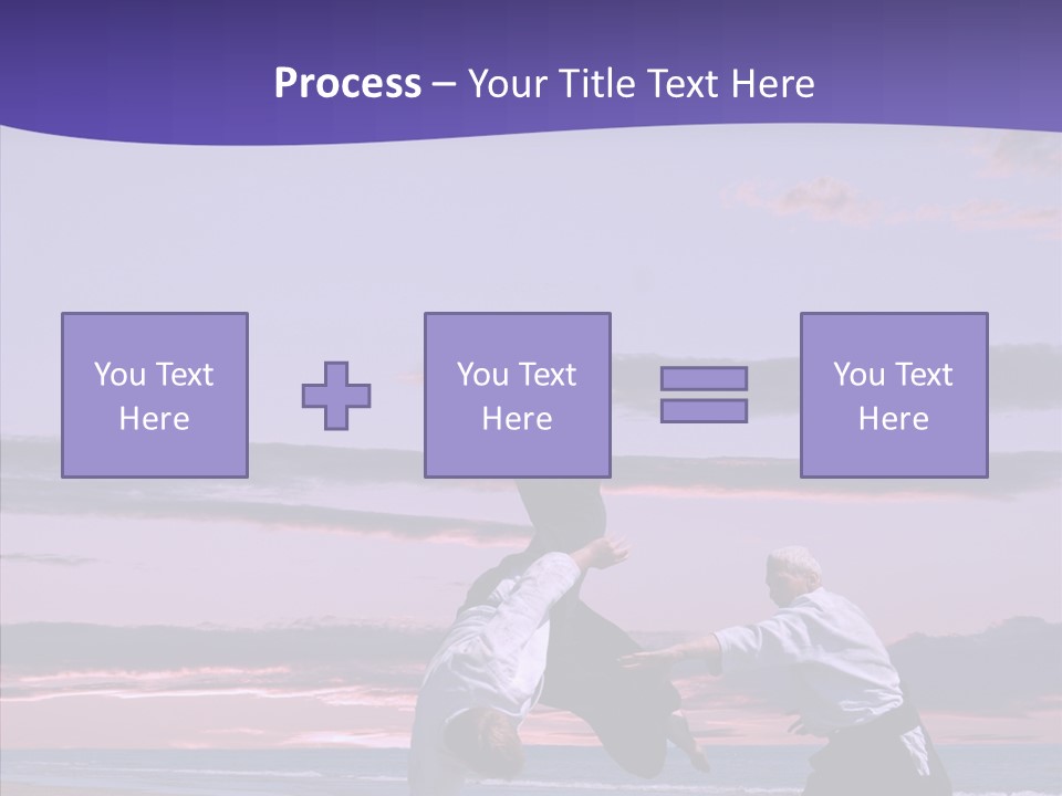 Catching Karate Martial PowerPoint Template