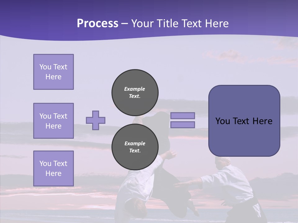 Catching Karate Martial PowerPoint Template