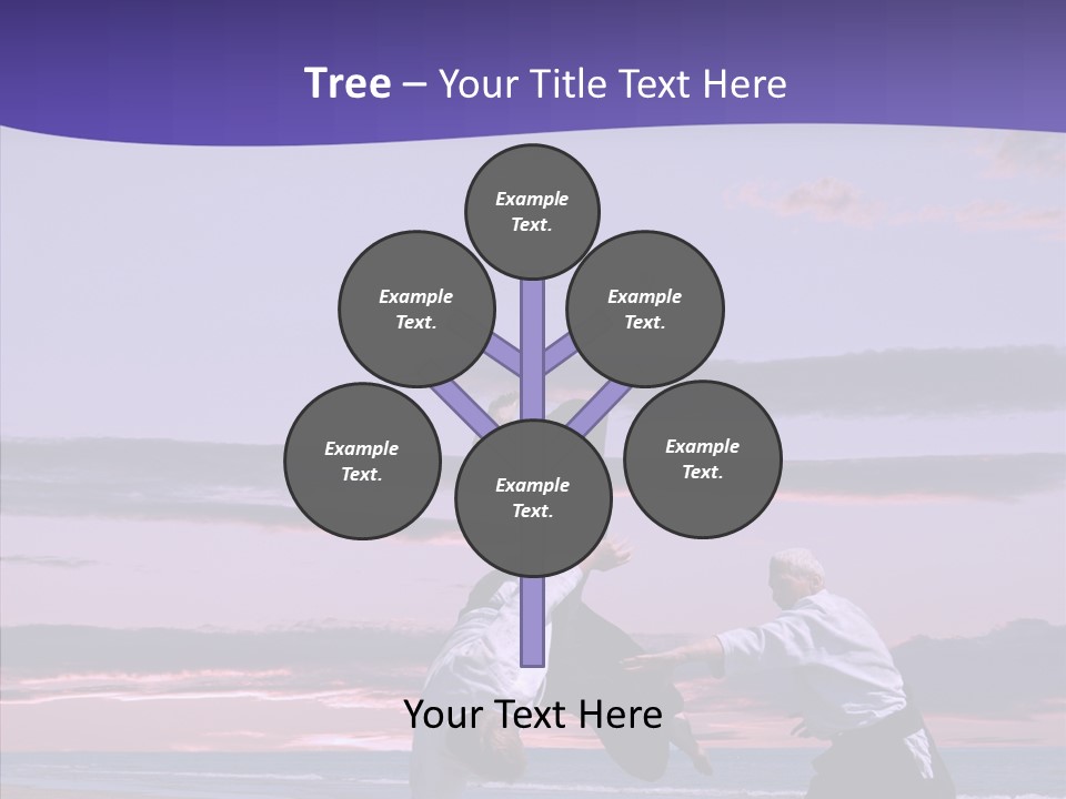 Catching Karate Martial PowerPoint Template
