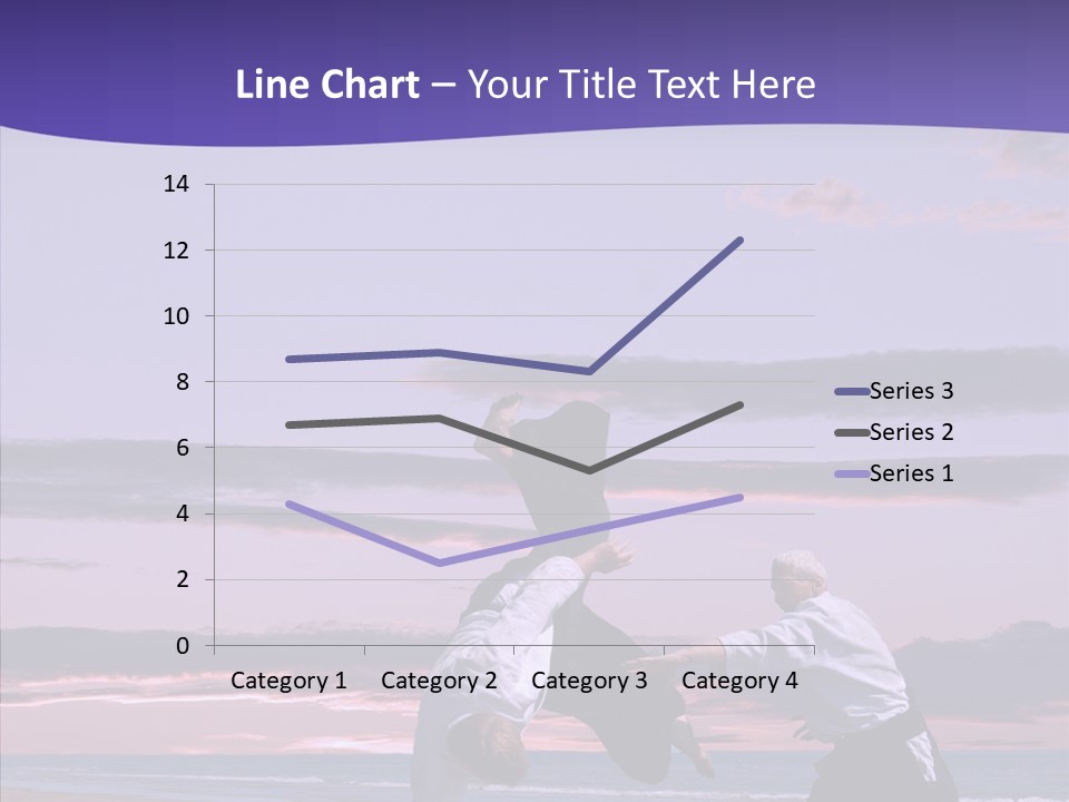 Catching Karate Martial PowerPoint Template