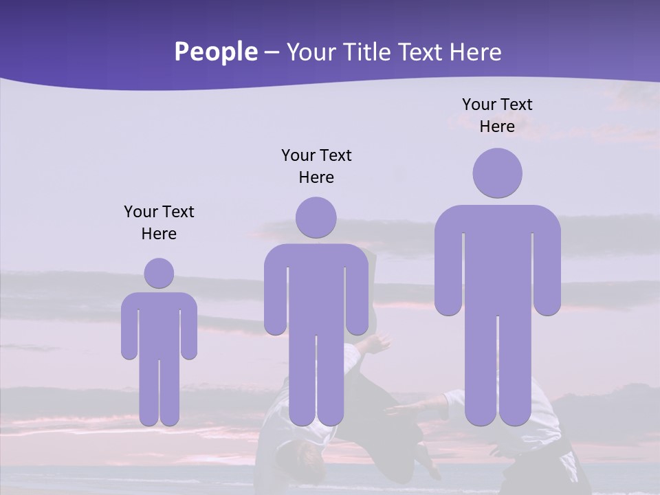 Catching Karate Martial PowerPoint Template