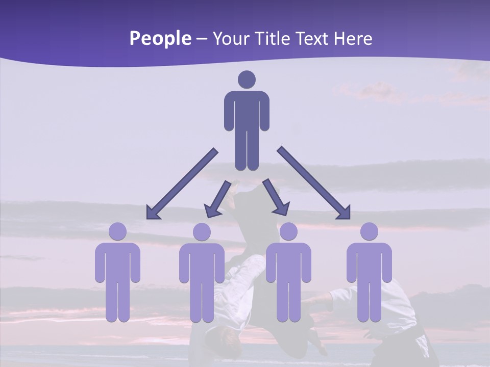 Catching Karate Martial PowerPoint Template