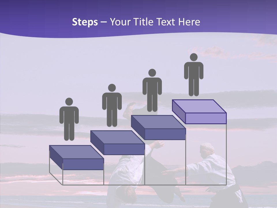 Catching Karate Martial PowerPoint Template