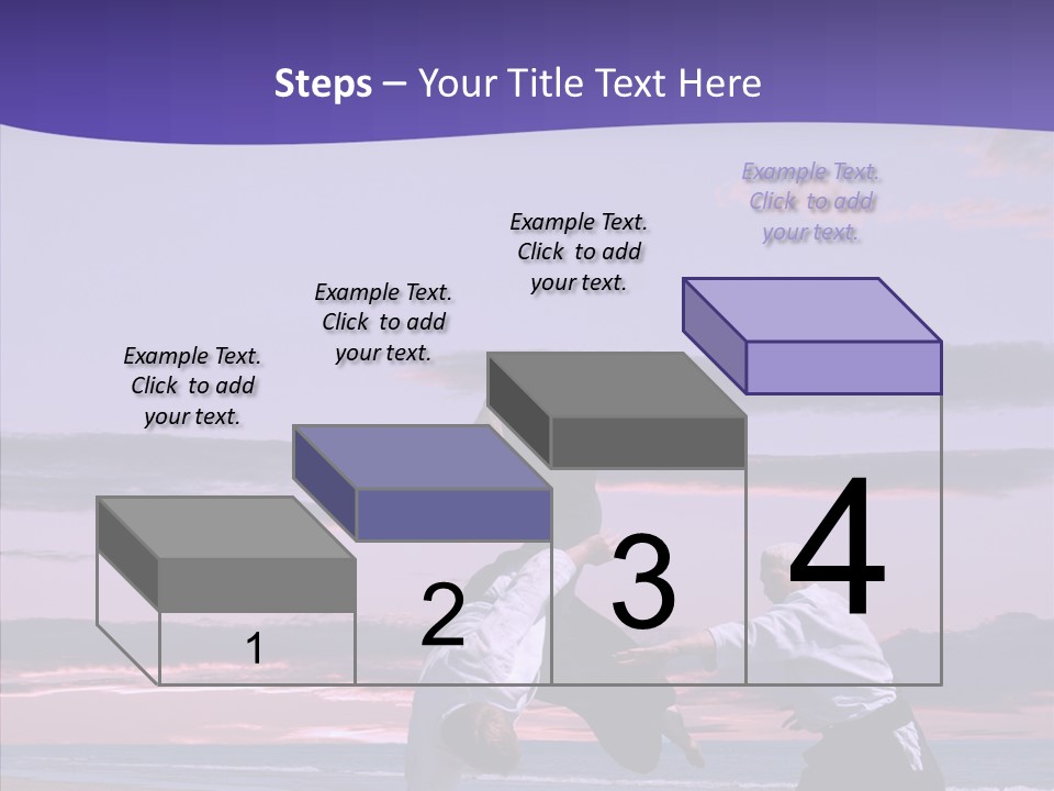 Catching Karate Martial PowerPoint Template