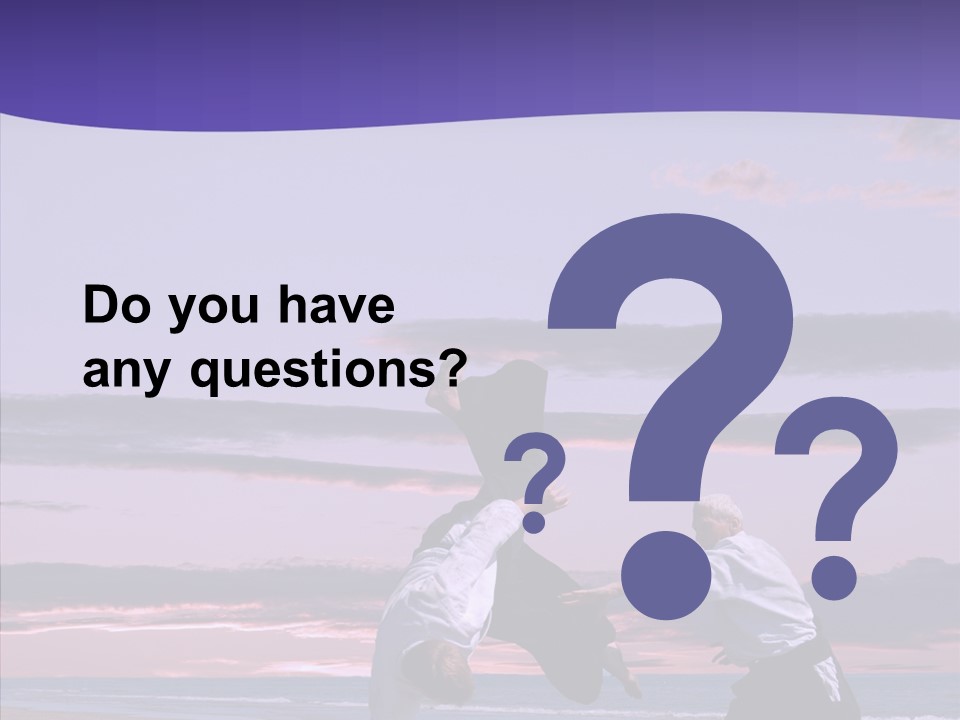 Catching Karate Martial PowerPoint Template