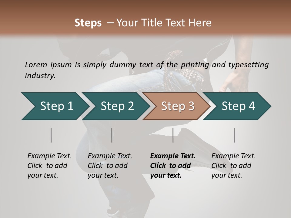 Dancer Difficult Male PowerPoint Template